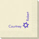 Corner Text with Star of David Napkins Image 2 of 2